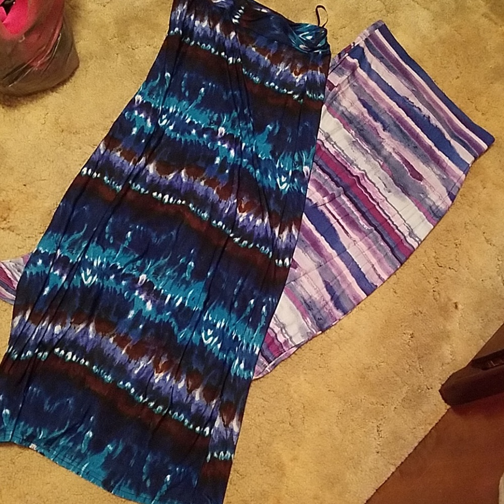 bundle of 2 maxi skirts